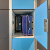 Size of the luggage lockers
